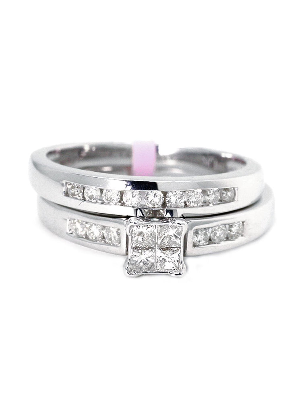 10K White Gold Diamond Engagement Ring K6022