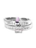 10K White Gold Diamond Engagement Ring K6022