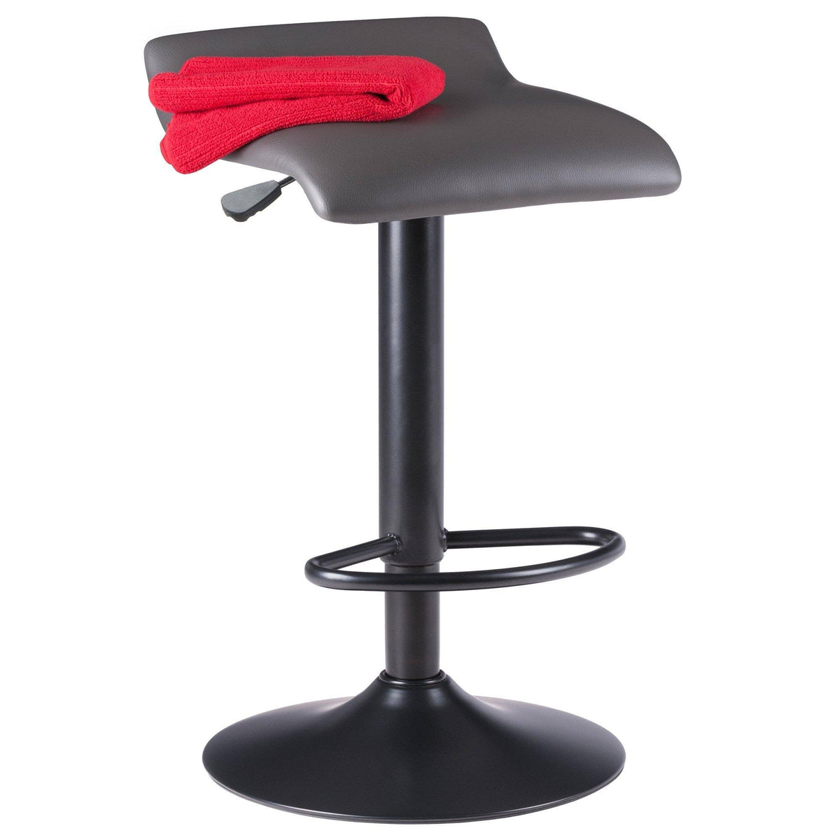 2 Piece Set Adjustable Stool - Black/Gray M5559