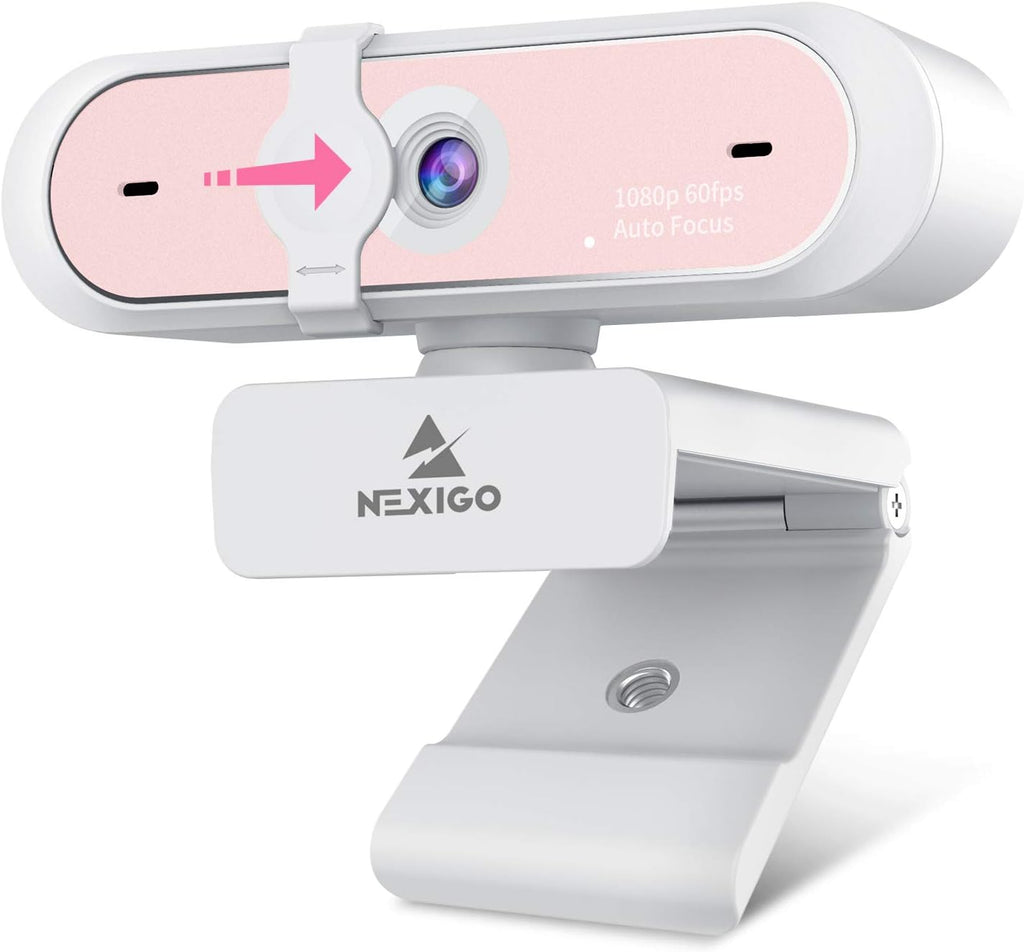 1080P 60FPS Webcam with Dual Microphone & Cover, Autofocus Z633061