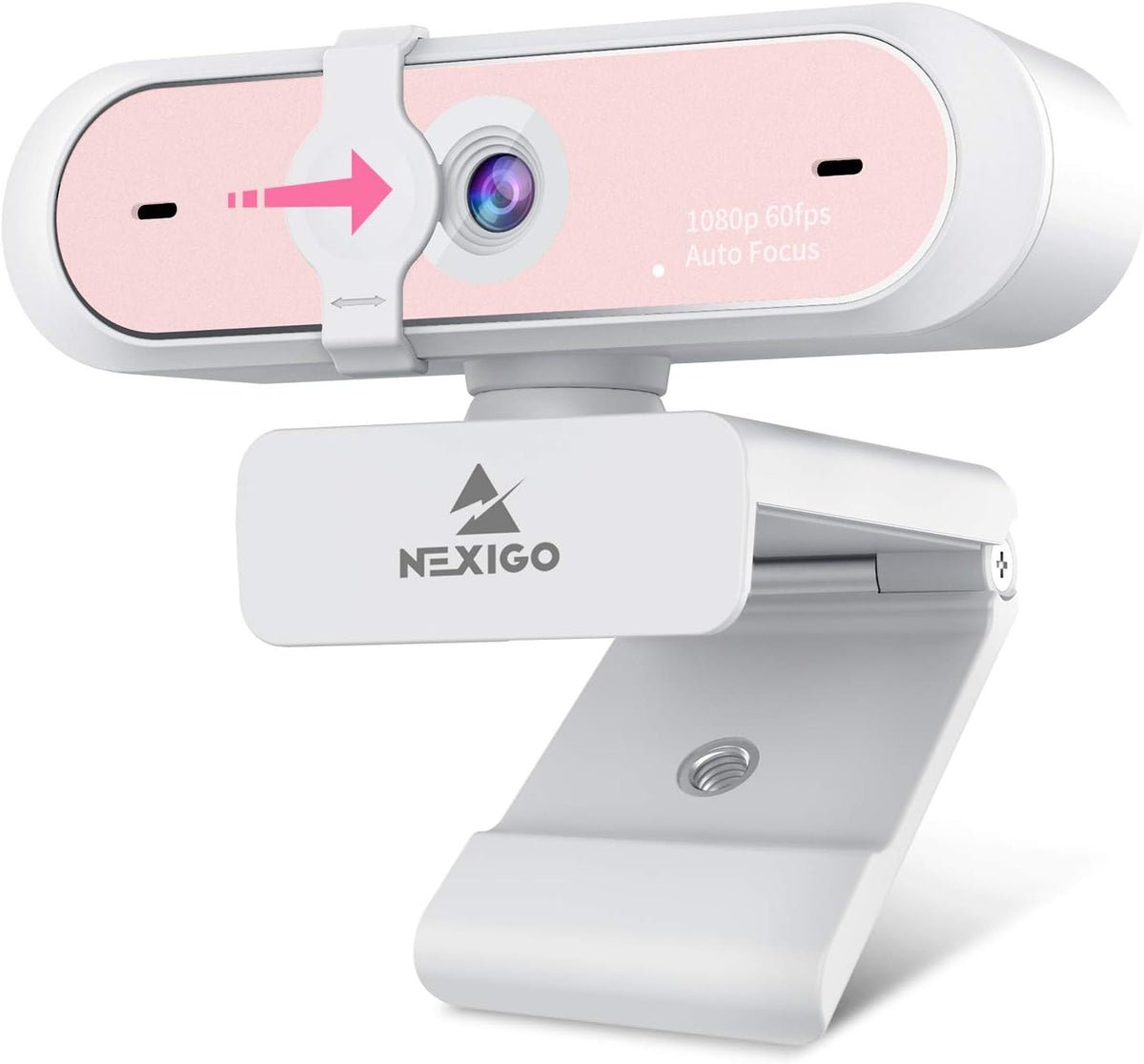 1080P 60FPS Webcam with Dual Microphone & Cover, Autofocus Z633061