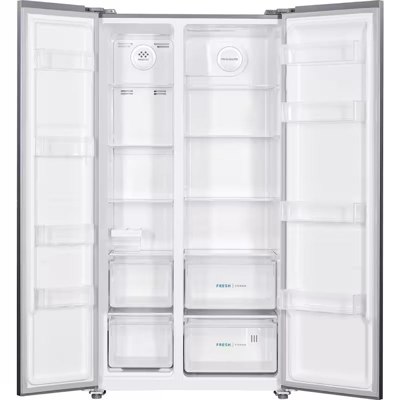 36 in. 18.8 cu. ft. Side by Side Refrigerator in Brushed Steel C602190