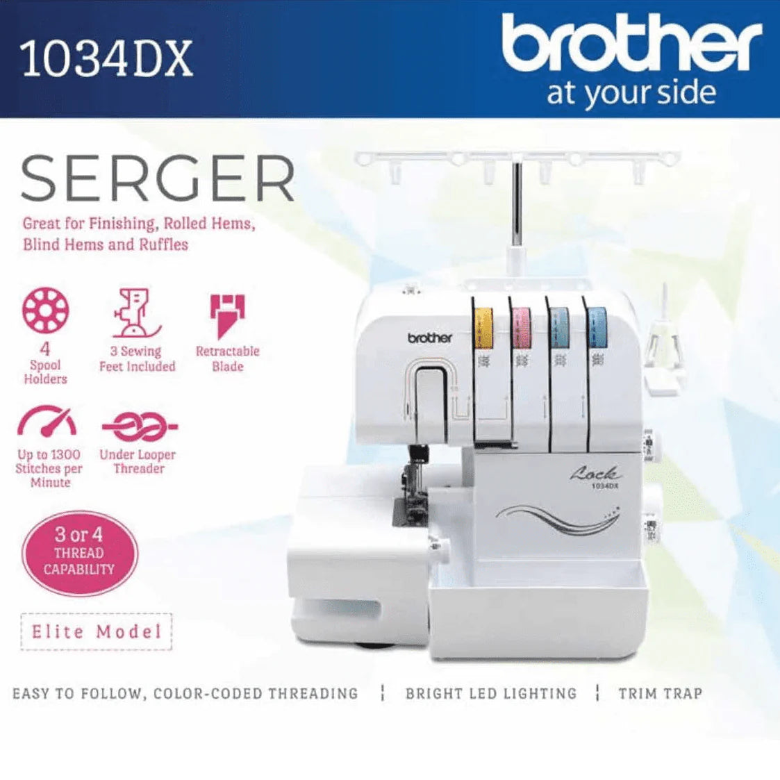 3 or 4 Thread Serger B8510