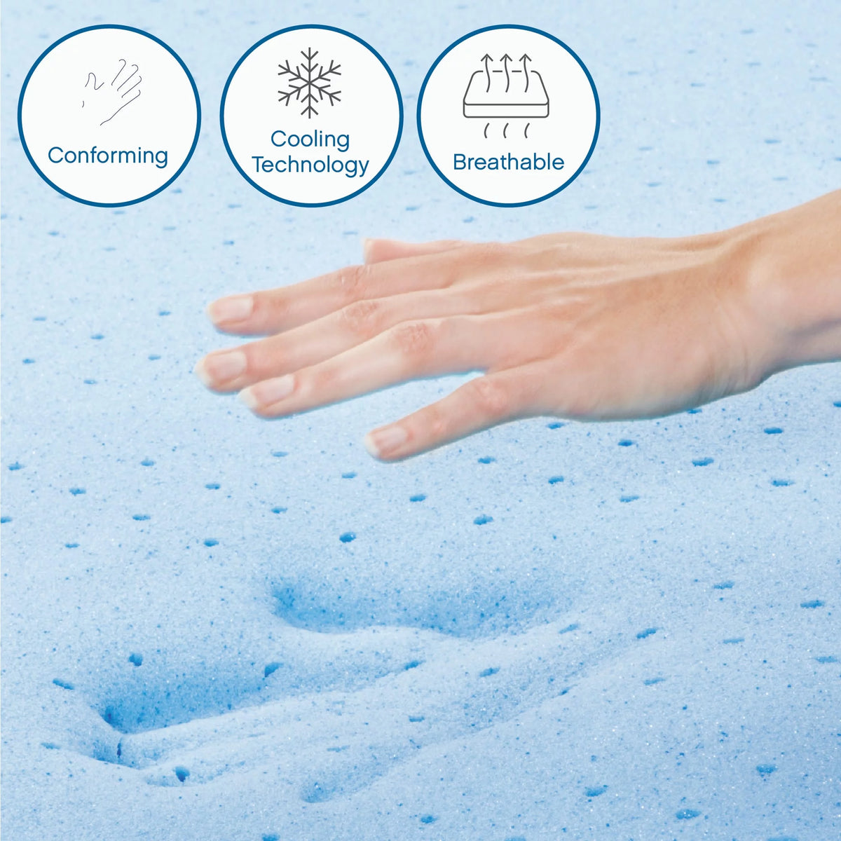 10 Gel Memory Foam Mattress Queen K38796