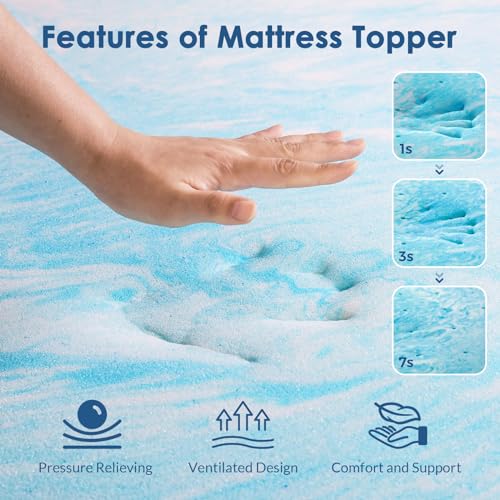 3 Inch Gel Memory Foam Mattress Topper Full J86220