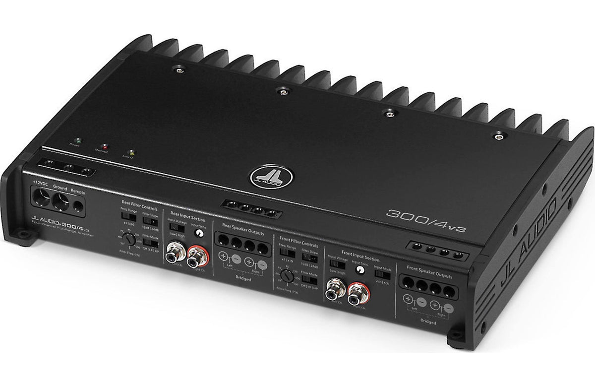 300/4v3 Class AB 4-Channel Car Amplifier A834652