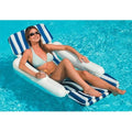 White Padded Luxury Lounge 32.0in. x 50.0in. M501566