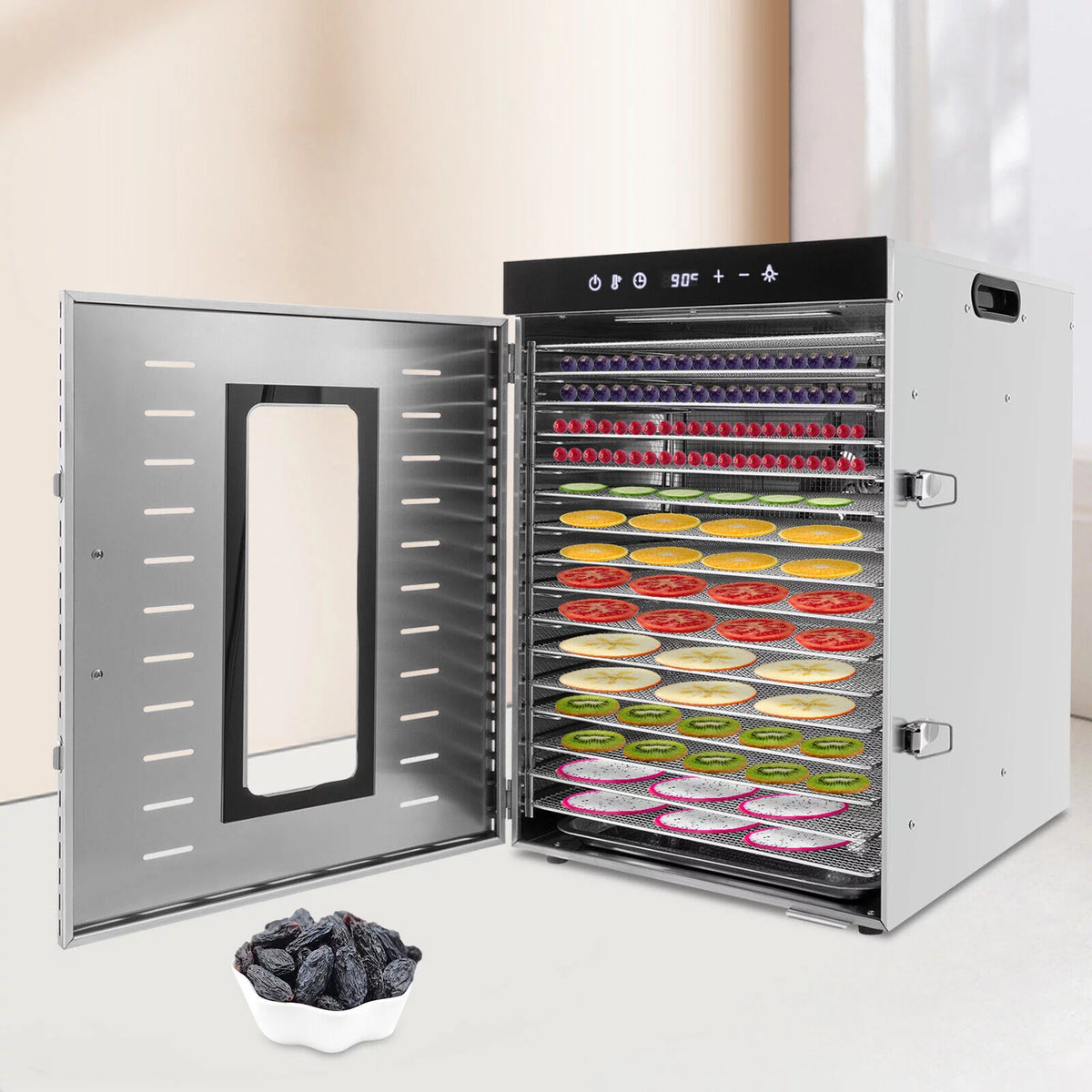 16 Trays Stainless Steel Food Dehydrator C729120