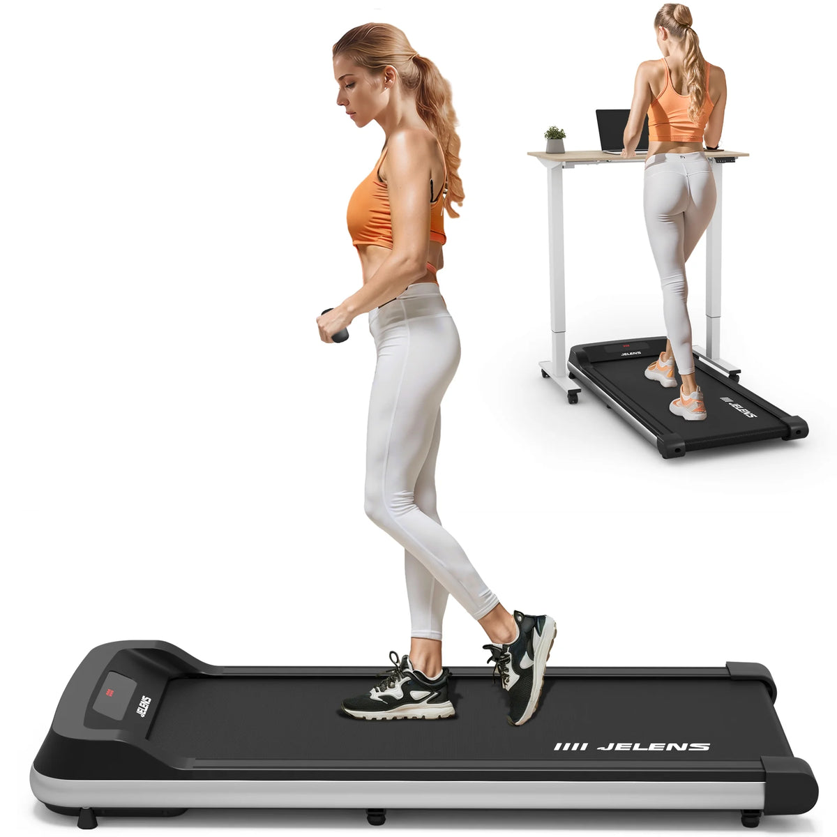 2 in 1 Treadmill with Remote Control W5251