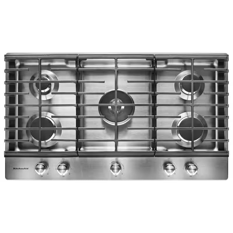 36 in. Stainless Steel Gas Cooktop with 5 Burners K8069