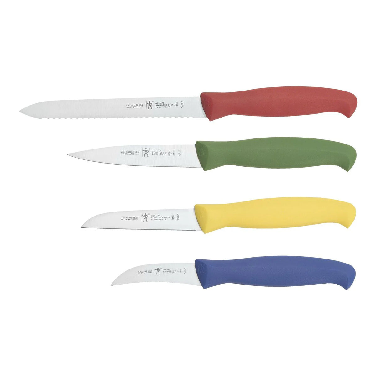 4 Pc Multi-Colored Paring Knife Set I475