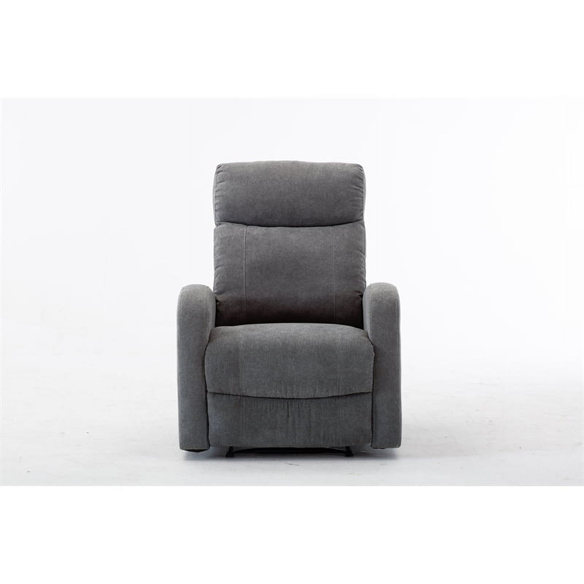 3-Piece Reclining Chenille Fabric Sofa Set Light Gray Z35727