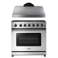 36 Gas Range and Range Hood D842