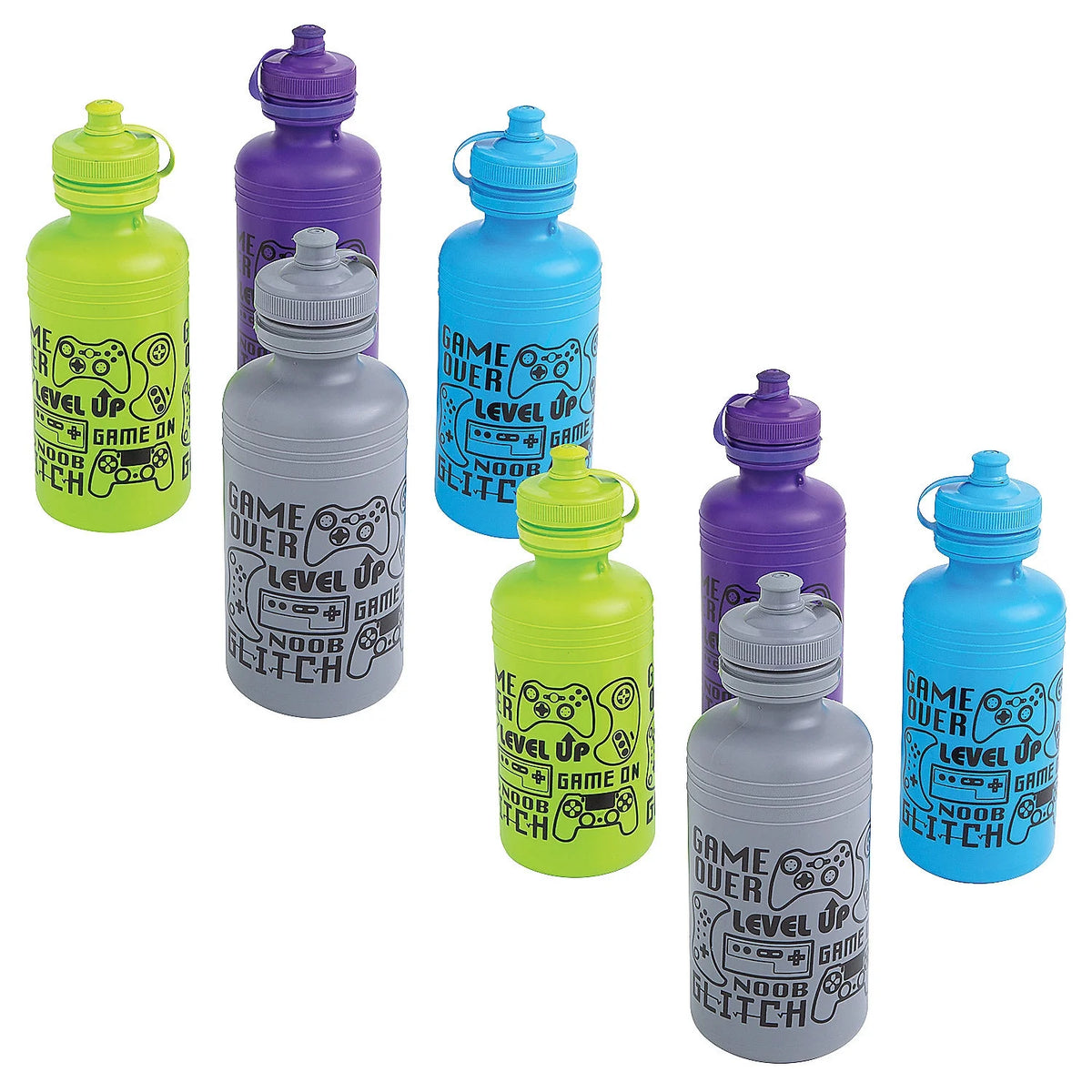 60 Ct BPA-Free Plastic Water Bottles X384