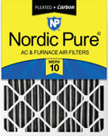 16x25x4 MERV 10 Pleated Carbon Furnace Air Filter W3978