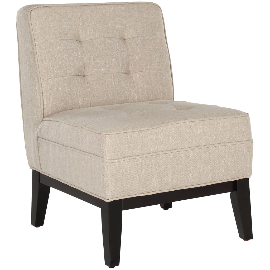Beige Linen Armless Club Chair B304142