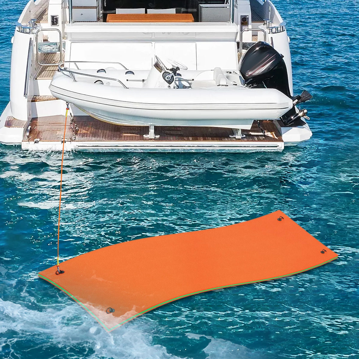 18' x 6' 3-Layer XPE Foam Water Floating Mat H853