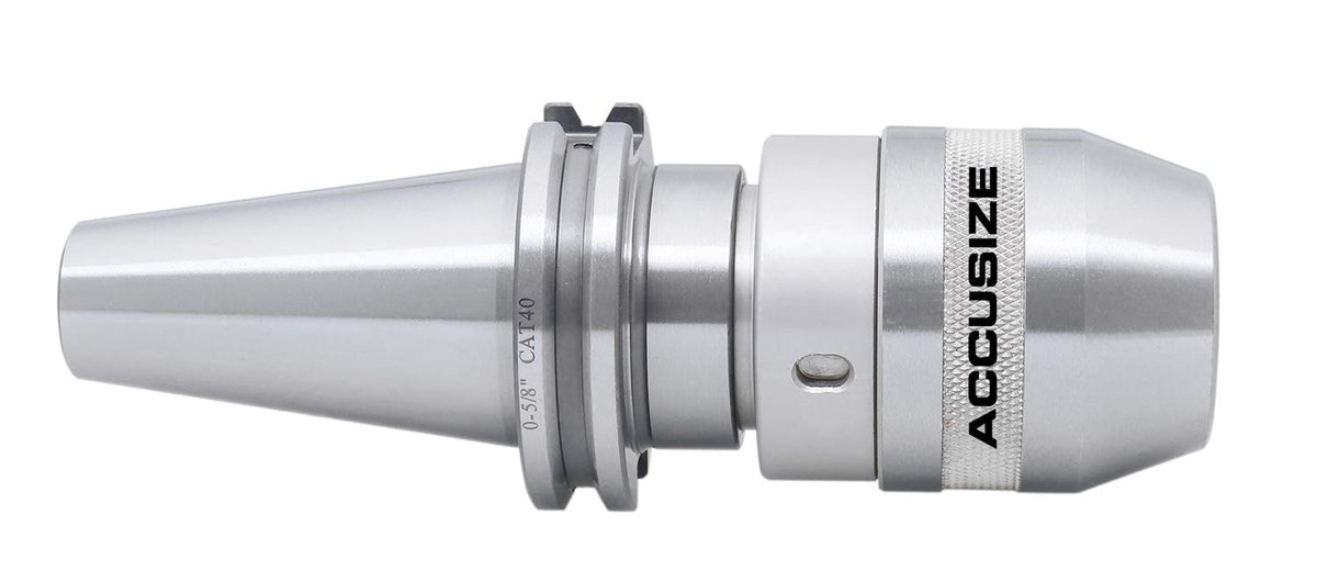 0-5/8'' Cat40 CNC Integral Keyless Drill Chuck S244040