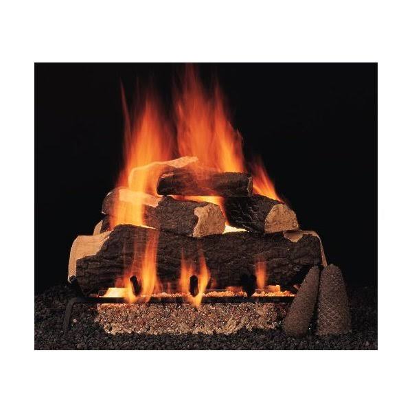 18x22 Gas Logs with Single Burner and Variable Flame Remote LP R25791